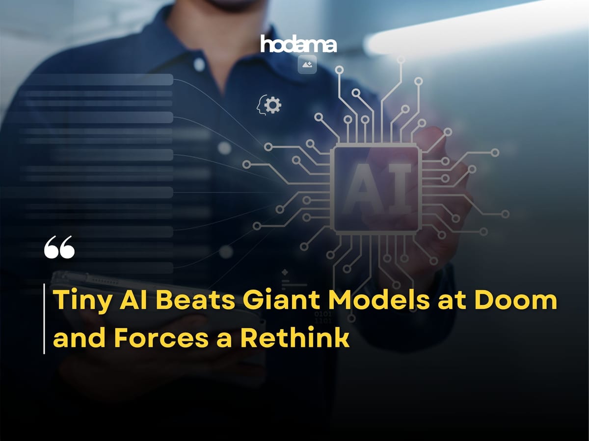 Tiny AI Beats Giant Models at Doom and Forces a Rethink