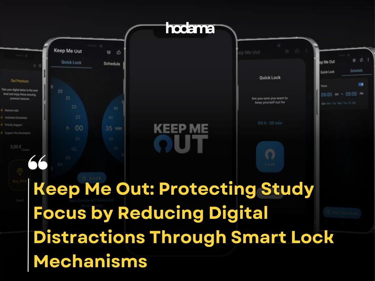 Keep Me Out: Protecting Study Focus by Reducing Digital Distractions Through Smart Lock Mechanisms